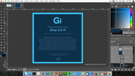 Como alterar a Tela de Abertura do GIMP (Splash Screen)